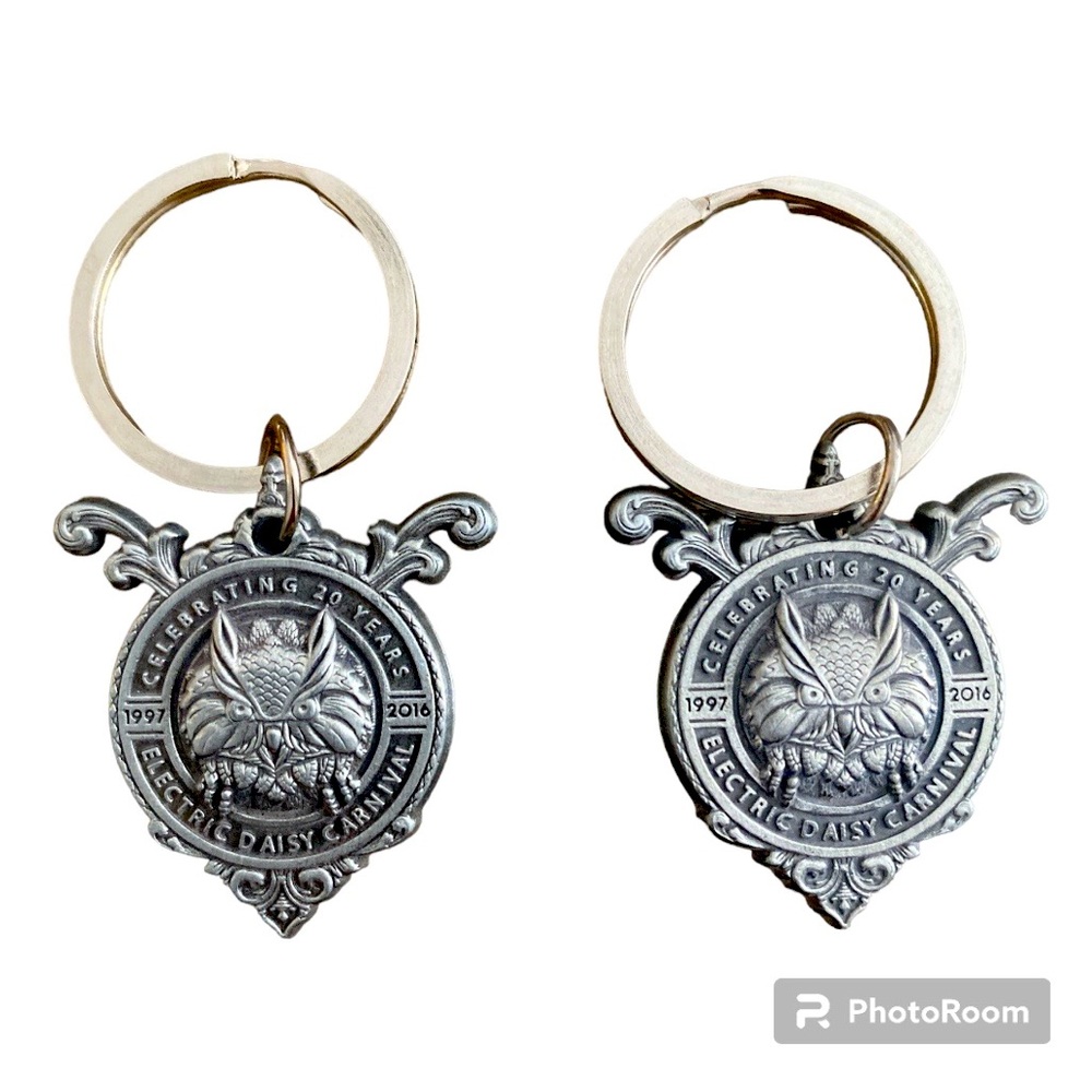Two EDC 20 VIP KEYCHAINS AND NECKLACES